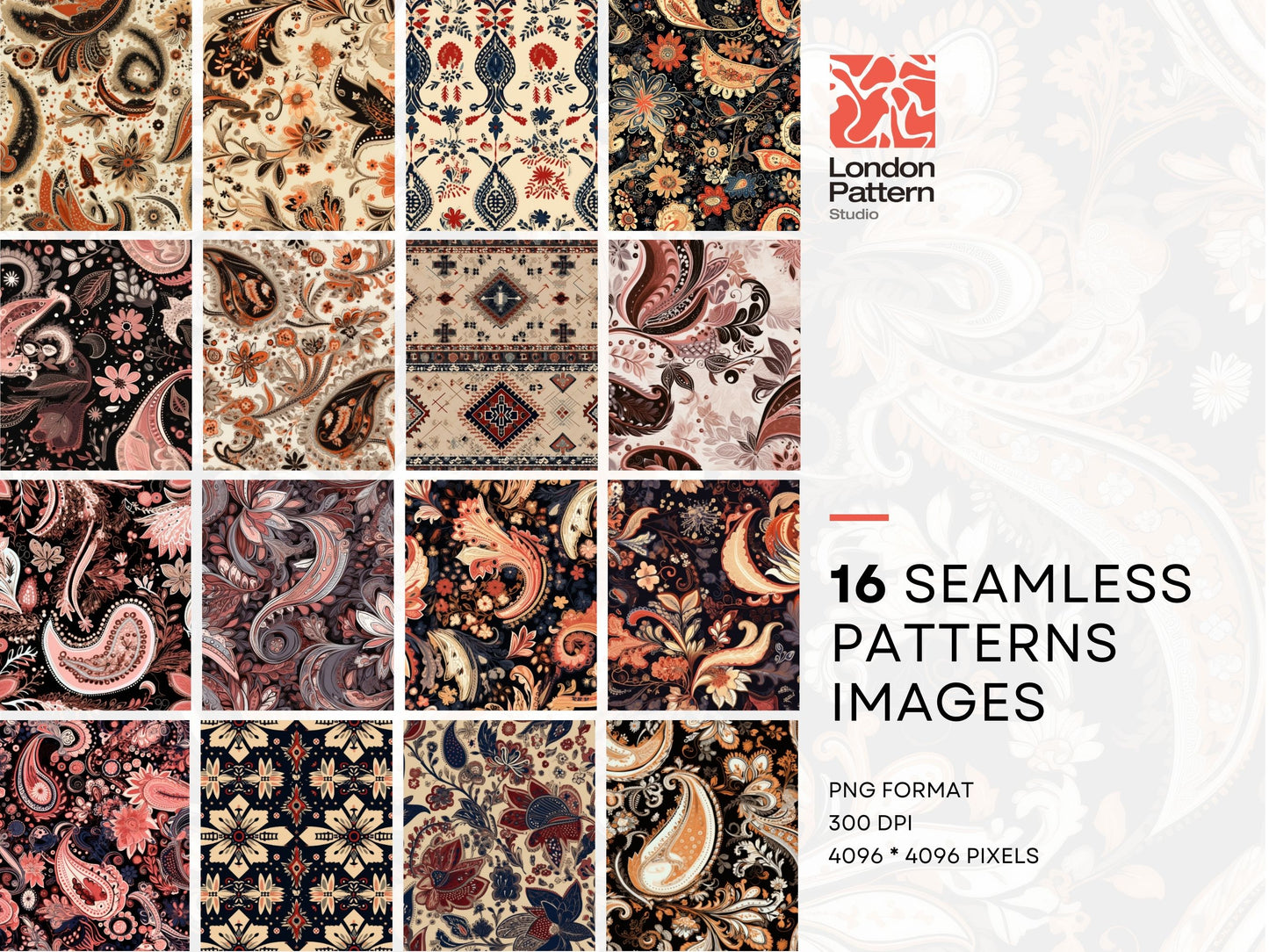 Paisley Seamless Pattern