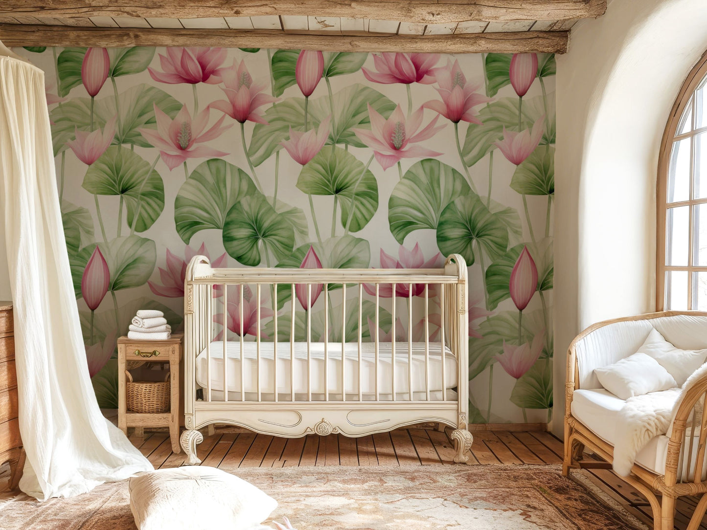 Palm leaves pattern