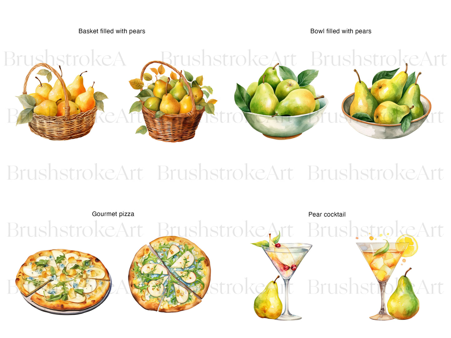 Pear Basket PNG