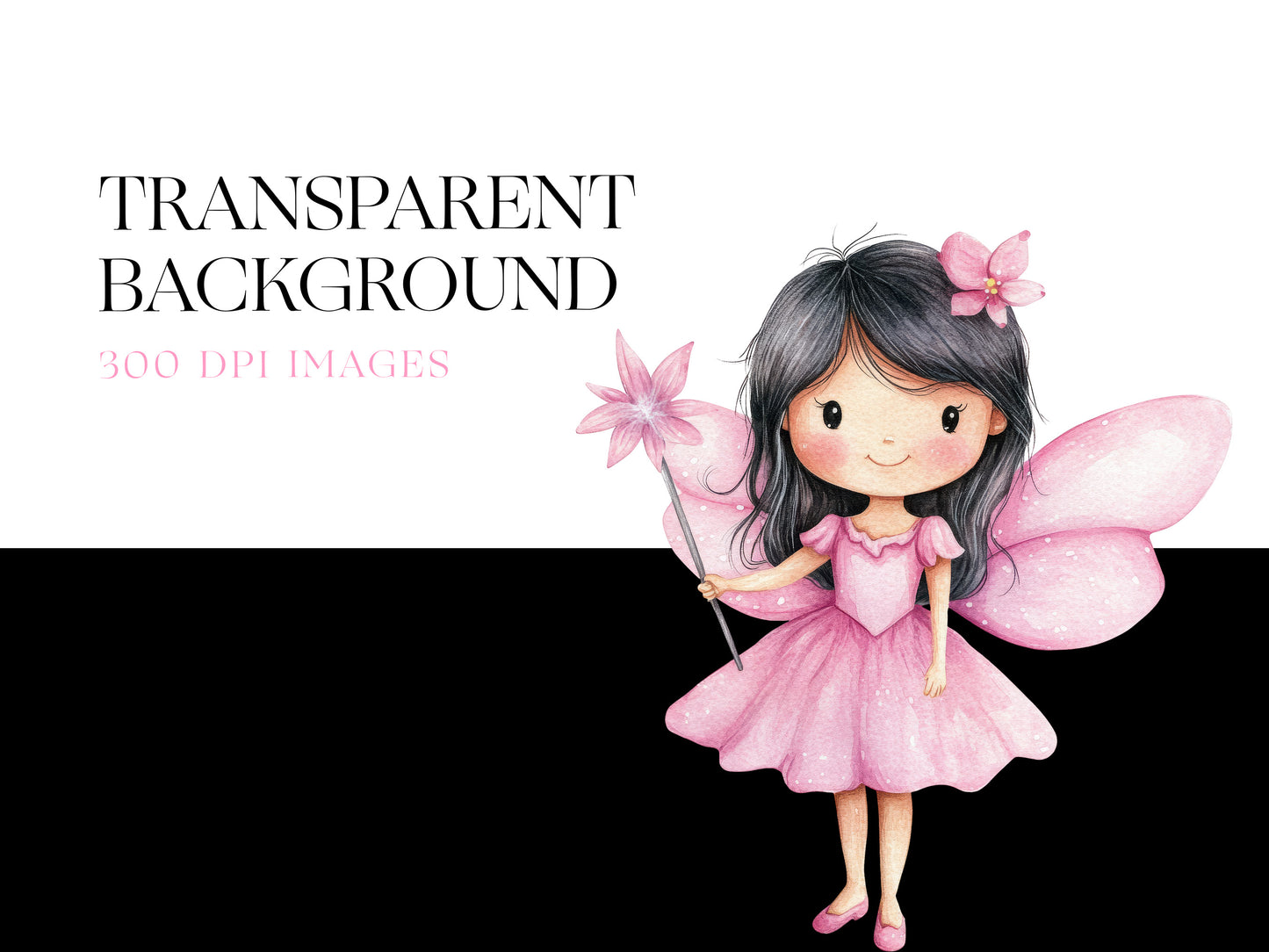 Pink Fairy PNG