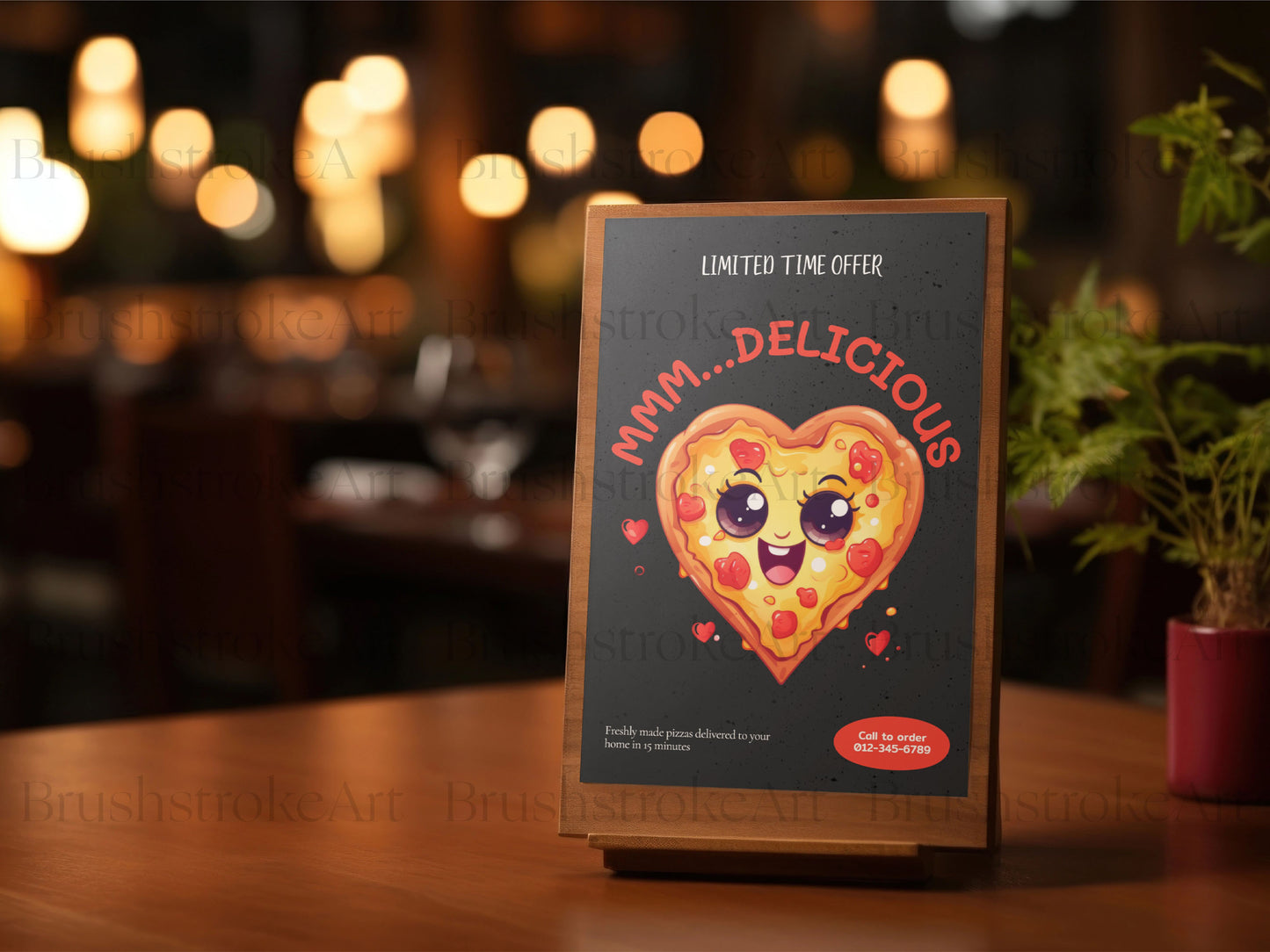 Pizza Menu Clipart