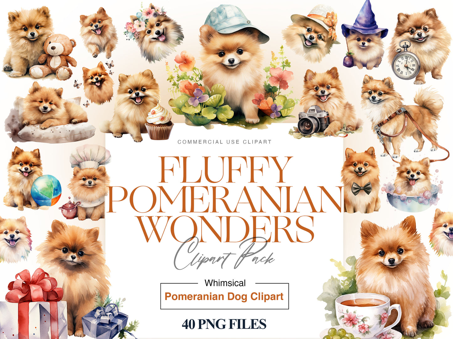 Pomeranian Clipart
