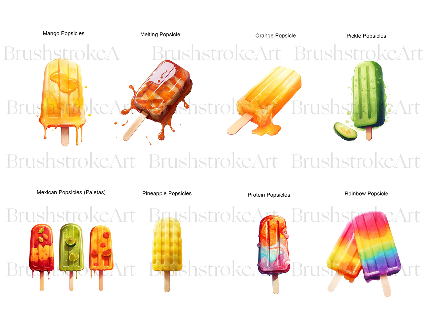 Rainbow Popsicle
