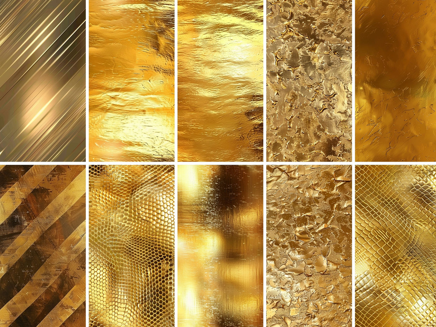 Shimmering metallic texture