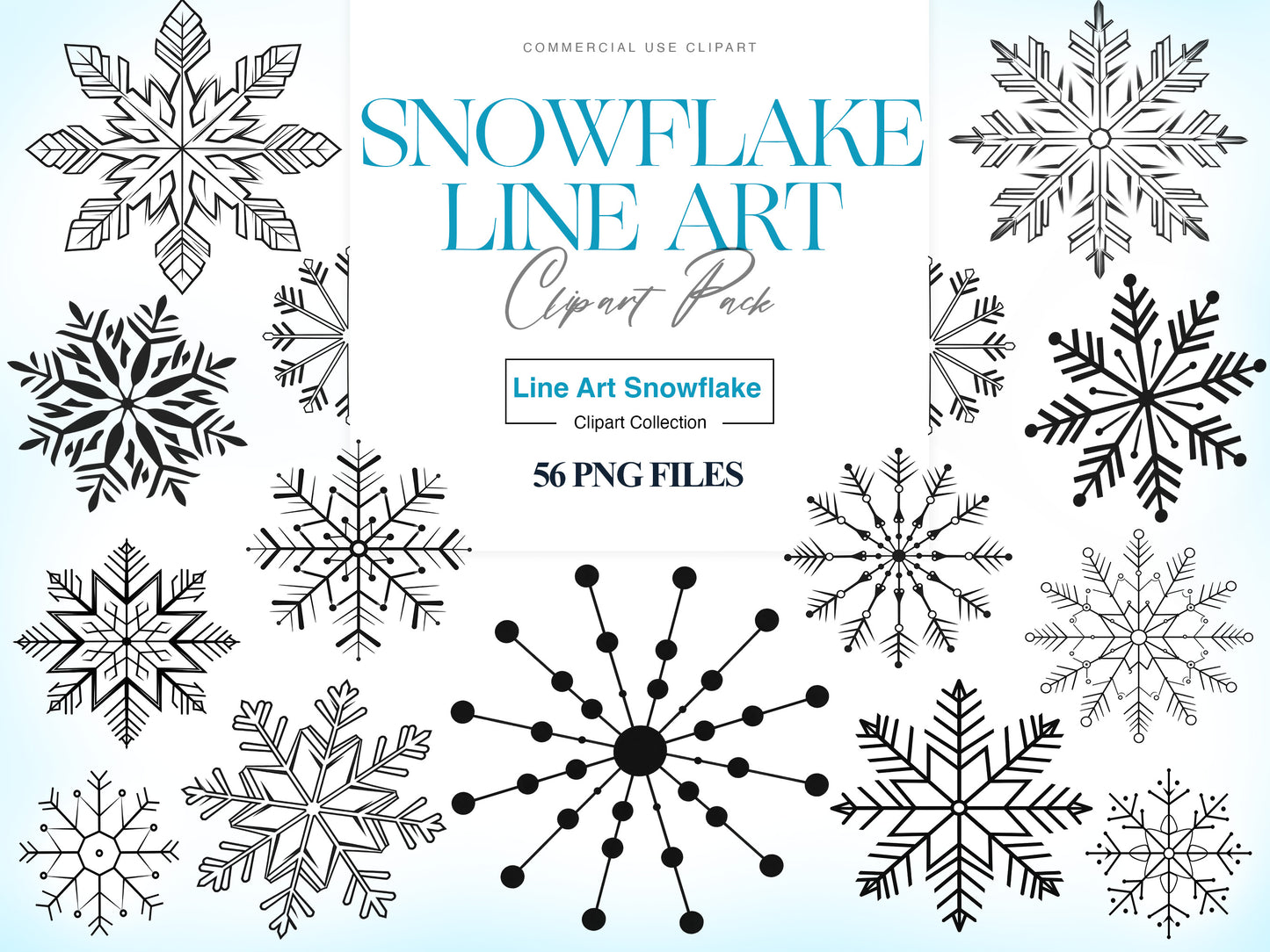 Snowflakes Clipart
