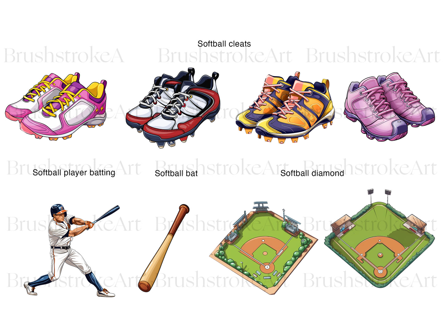 Softball Bat PNG