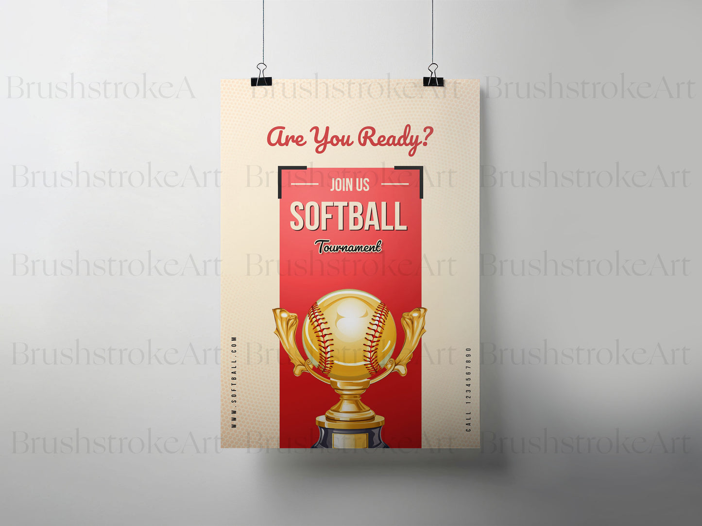 Softball Poster