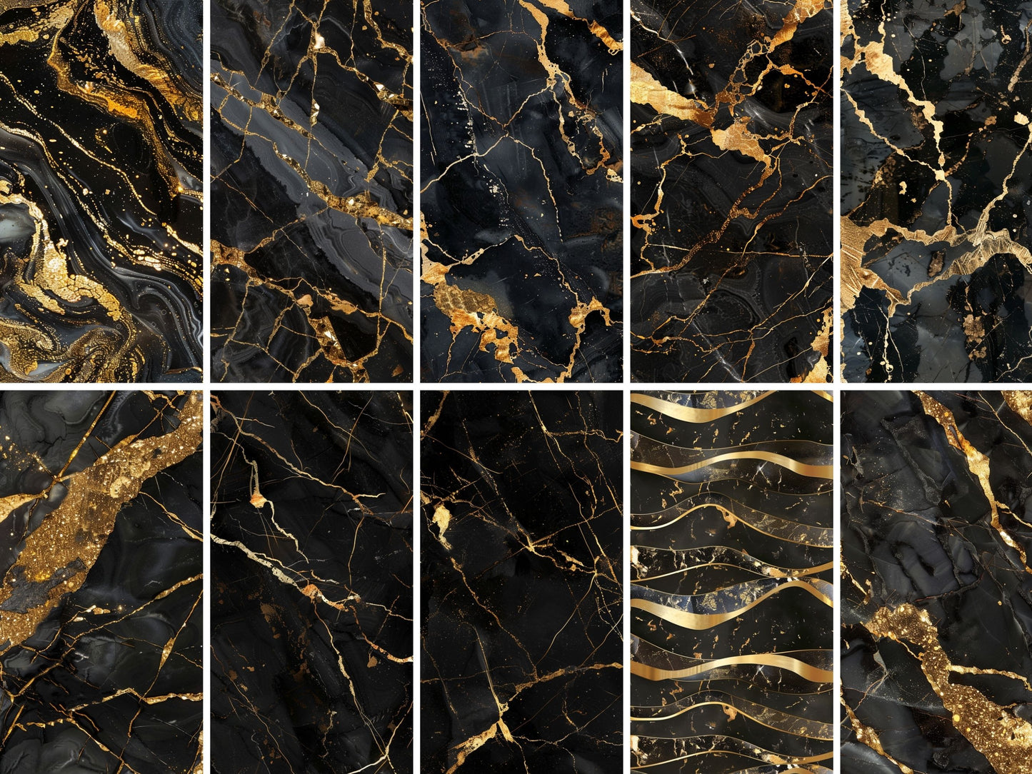 Sparkling marble pattern