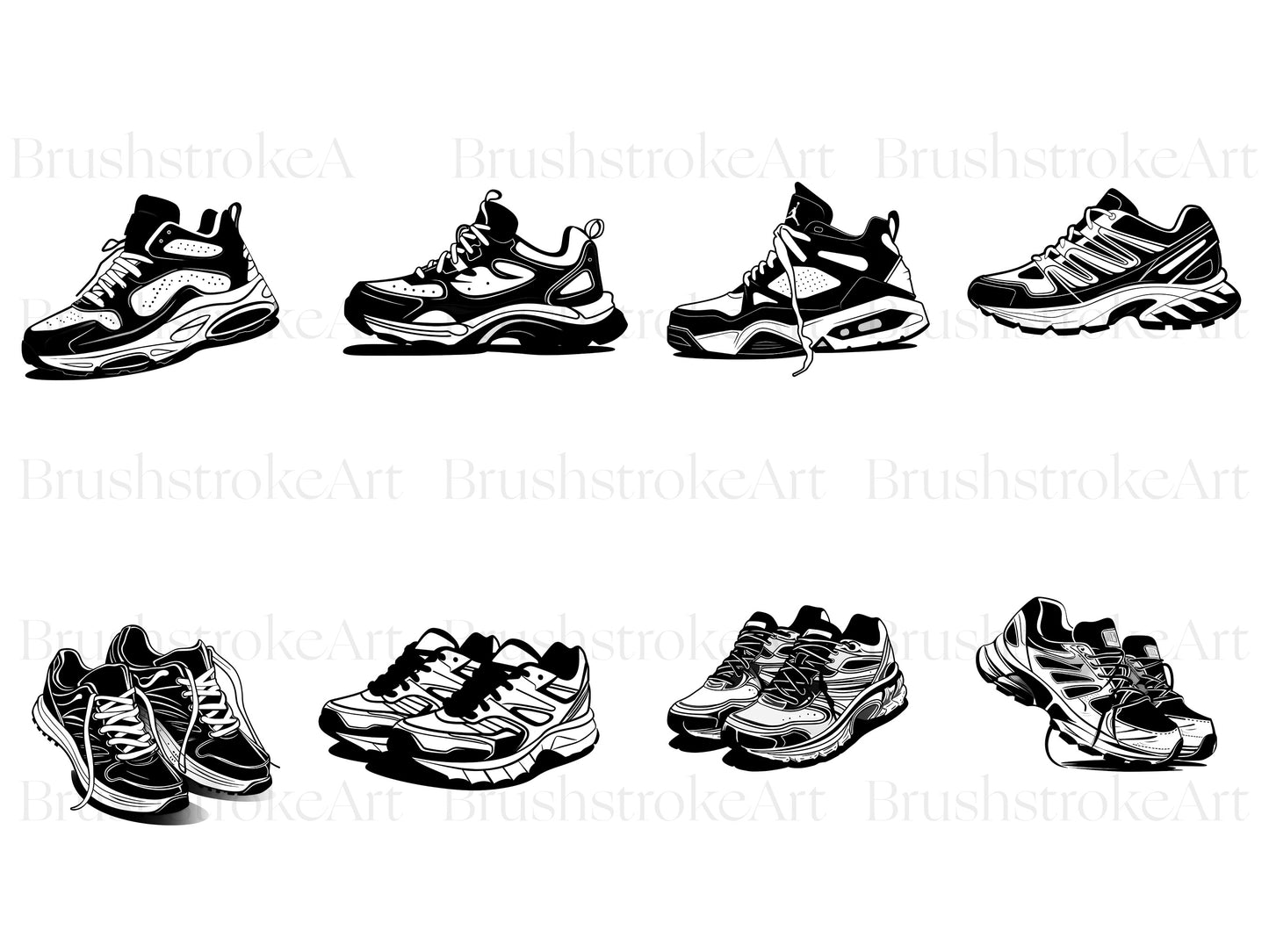 Sports Shoes Clipart