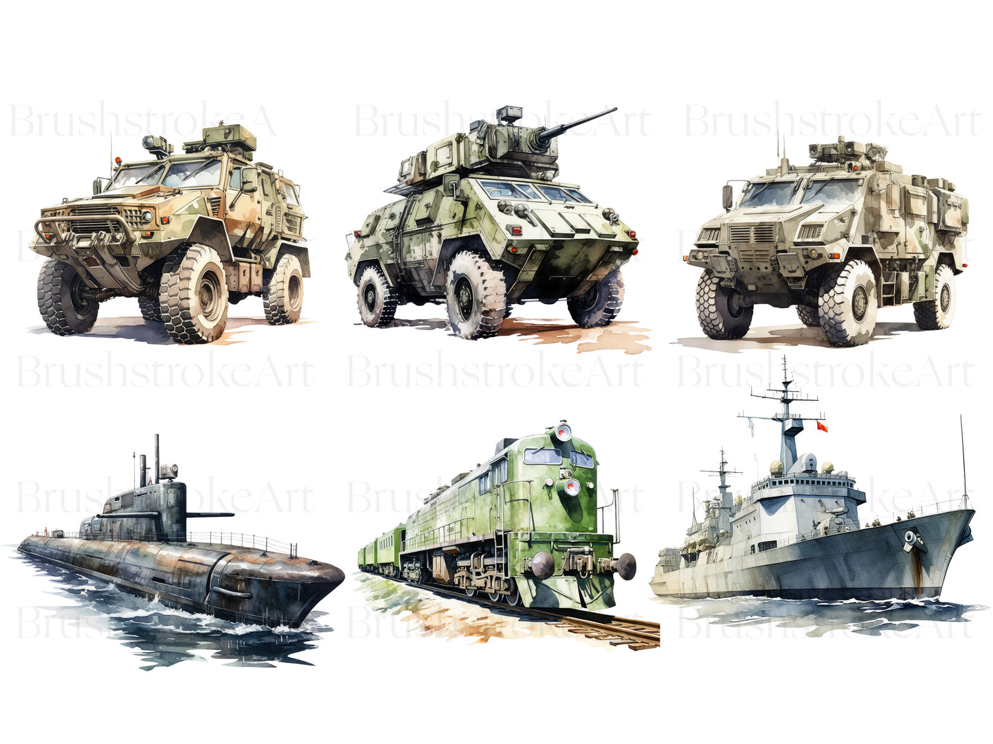 Submarine clipart