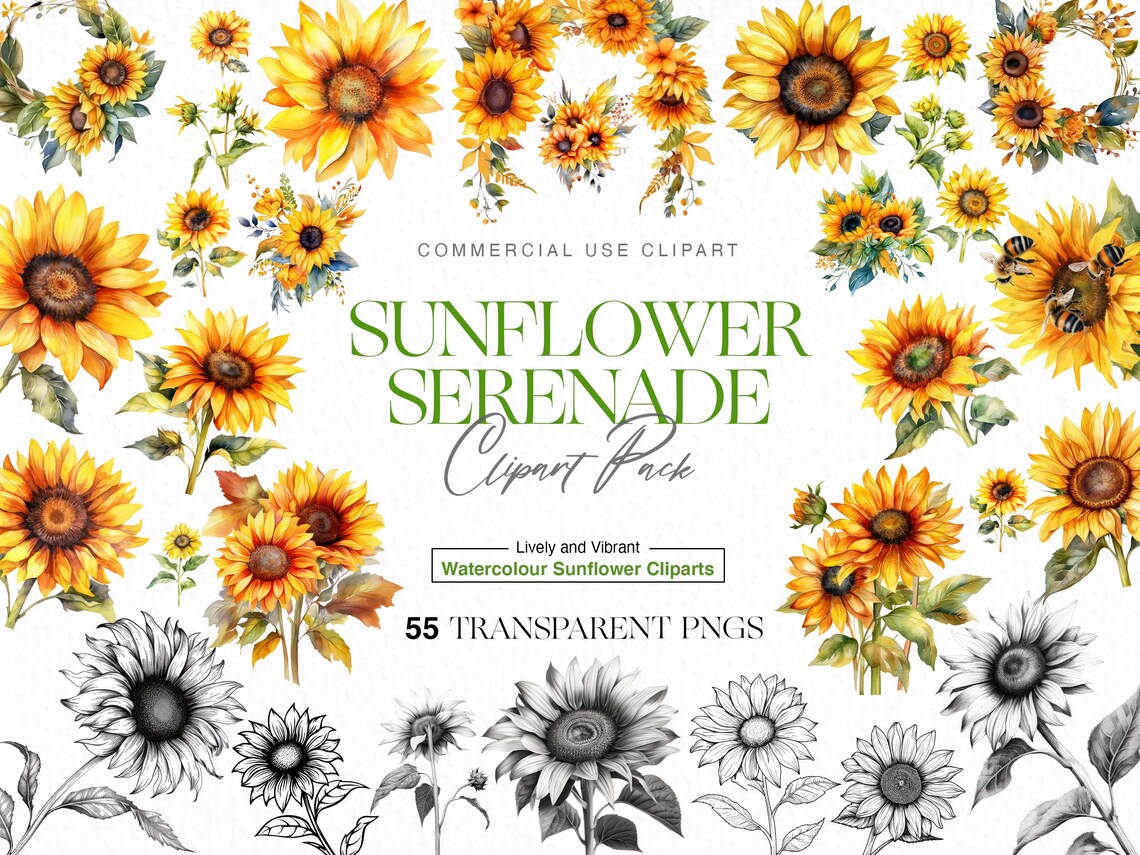 Sunflower Clipart