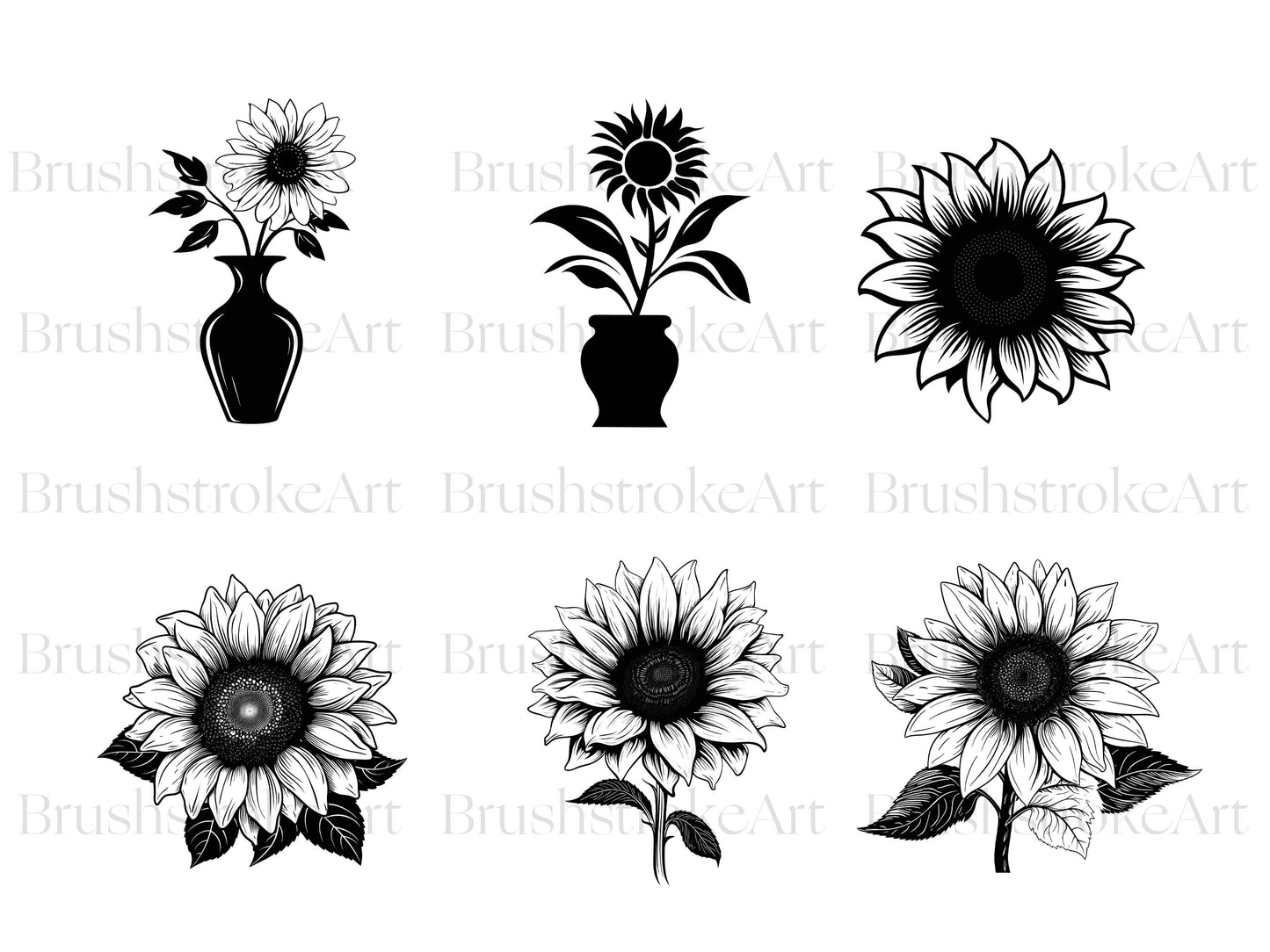 Sunflower Cut File