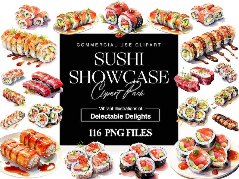 Sushi Clipart