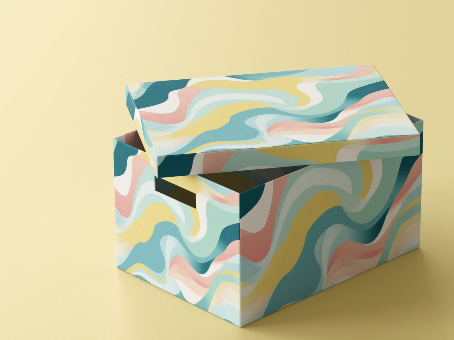Tea land pink geometric patterns