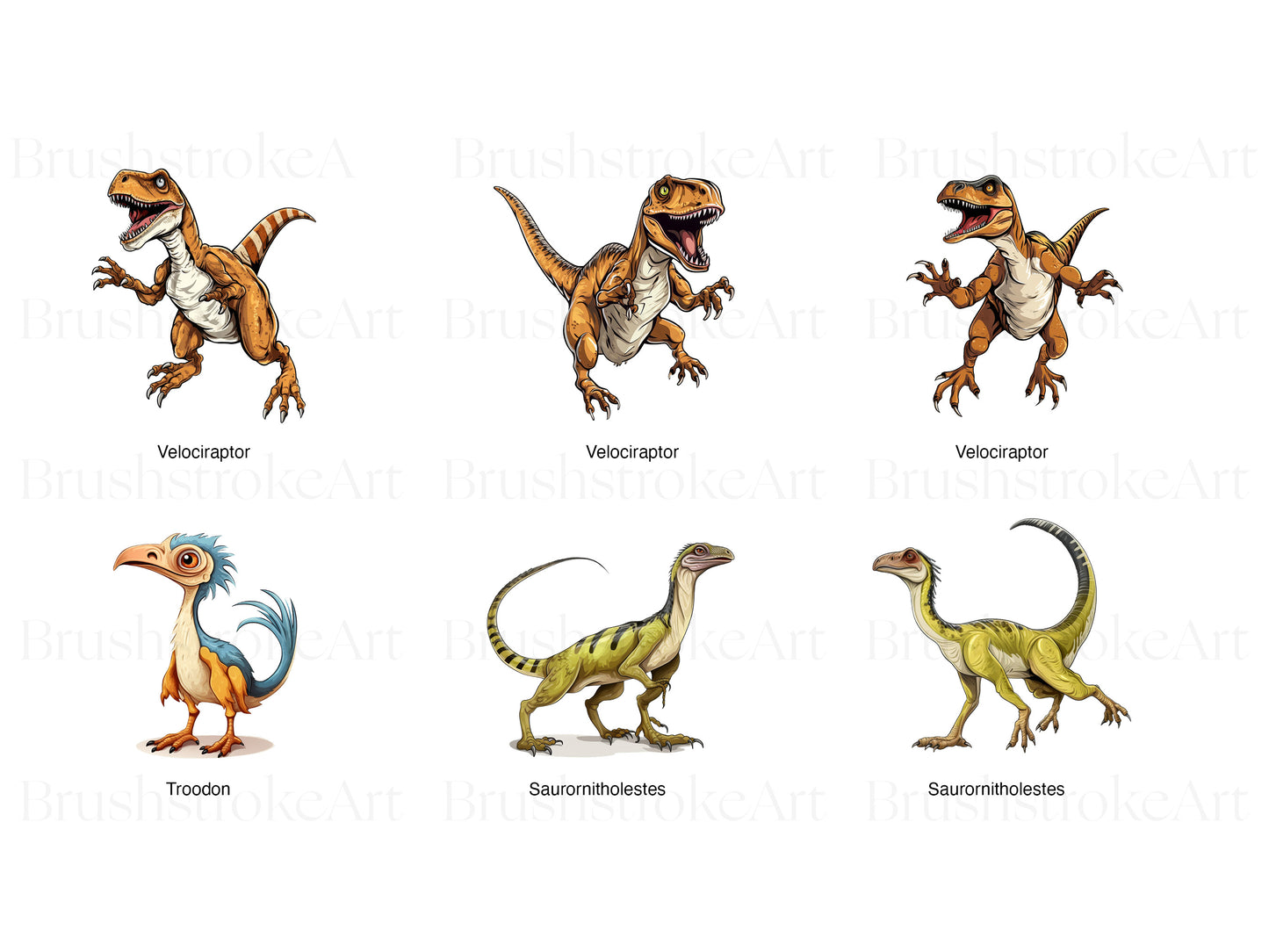 Velociraptor Clipart
