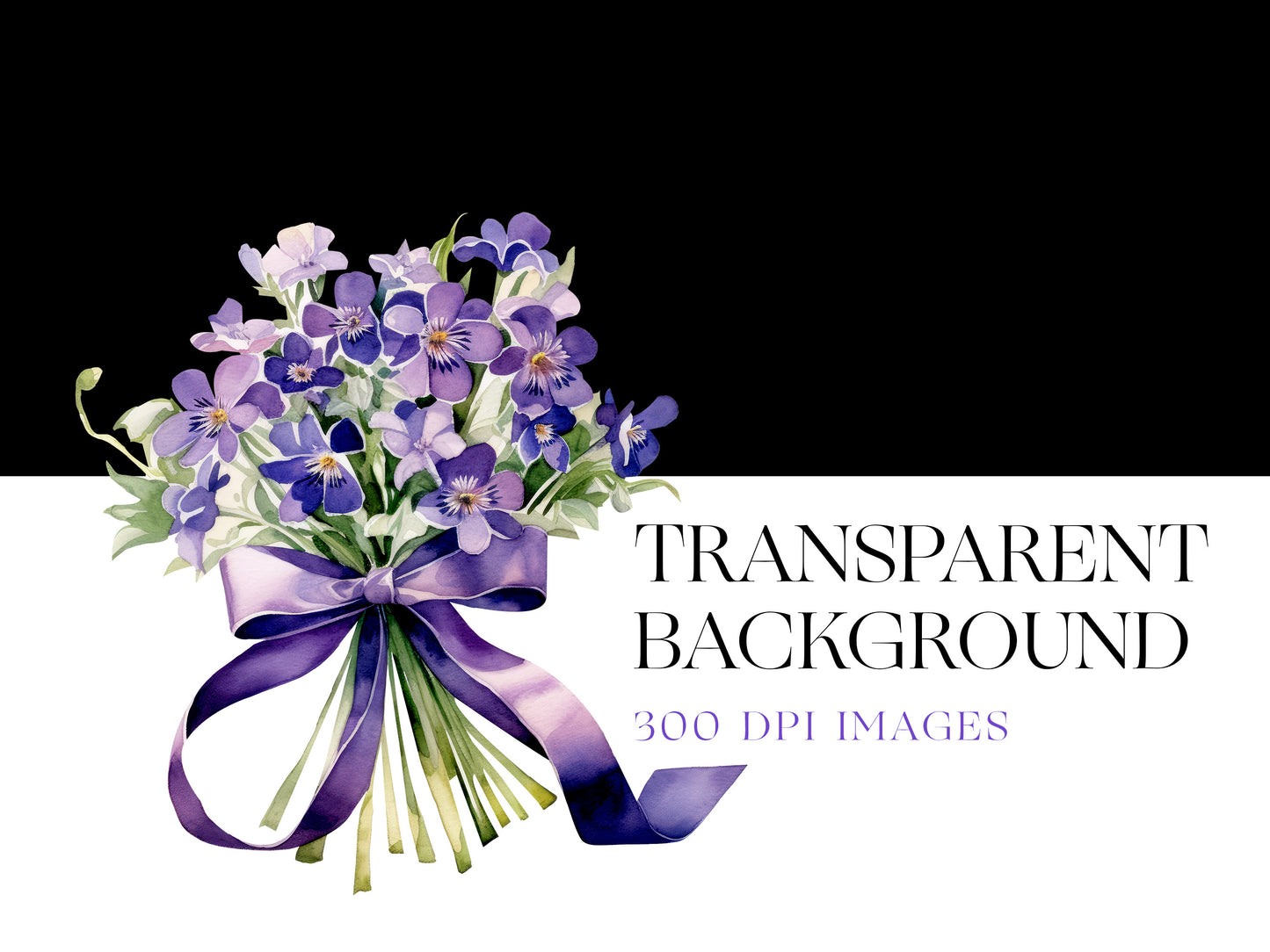 Violet flower png