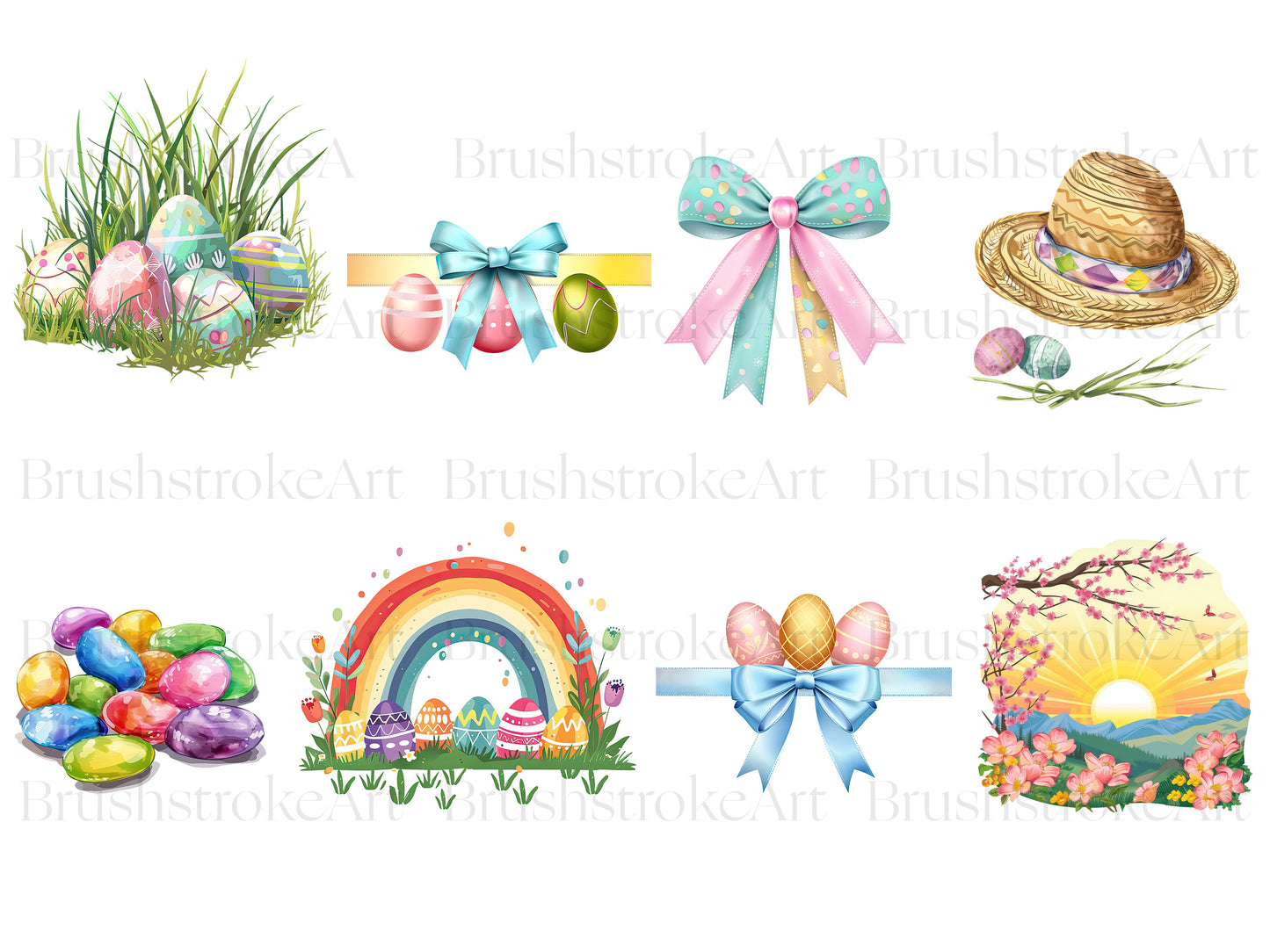 Watercolor Easter