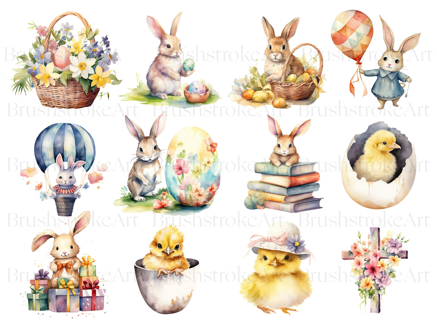 Watercolor Easter