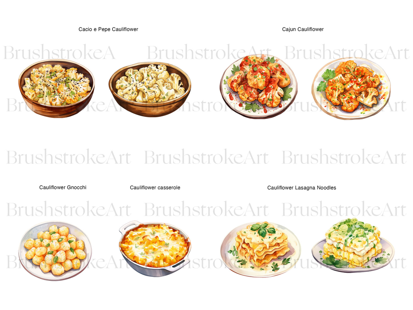 Watercolor Food