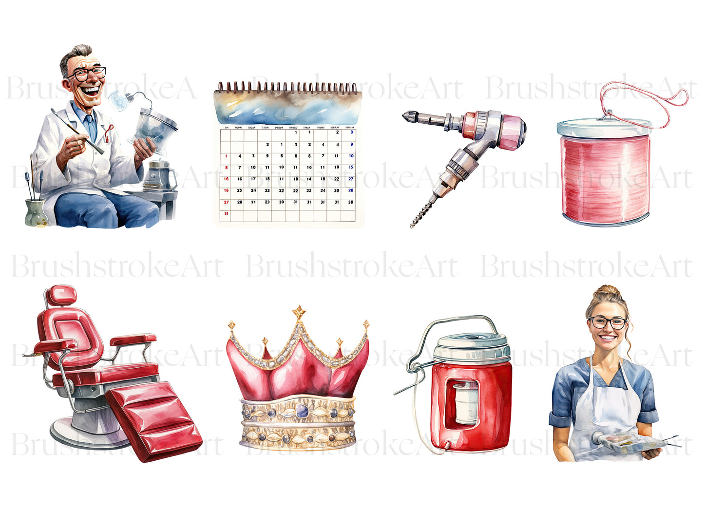 Watercolor Nurse