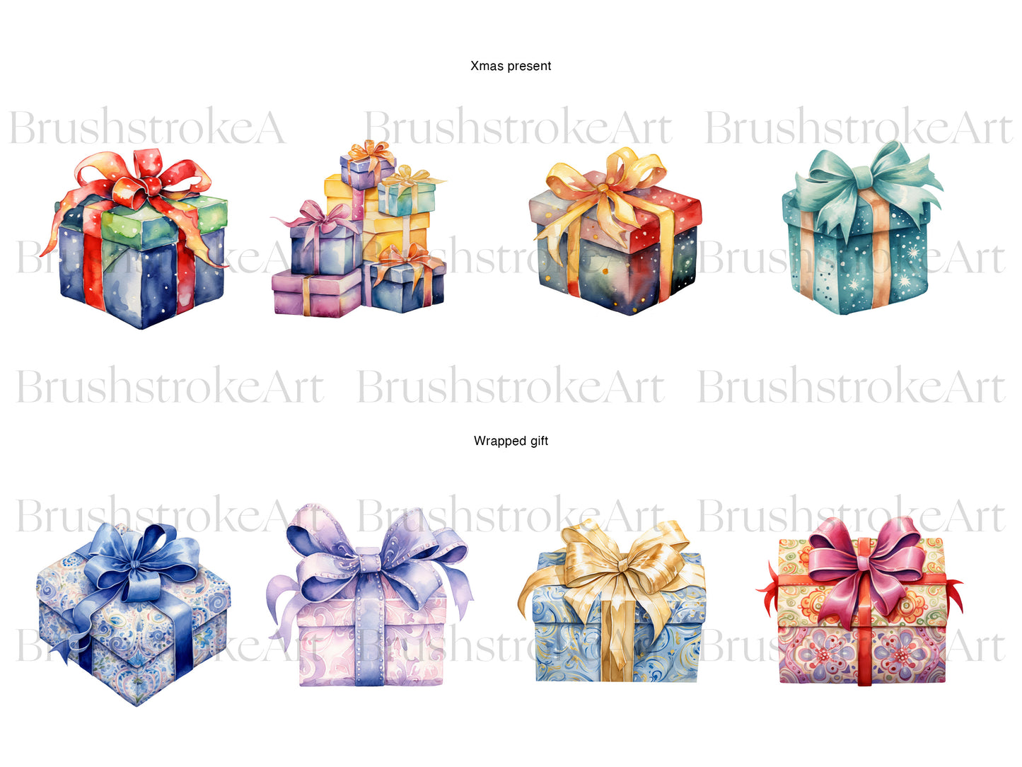 Watercolor Present