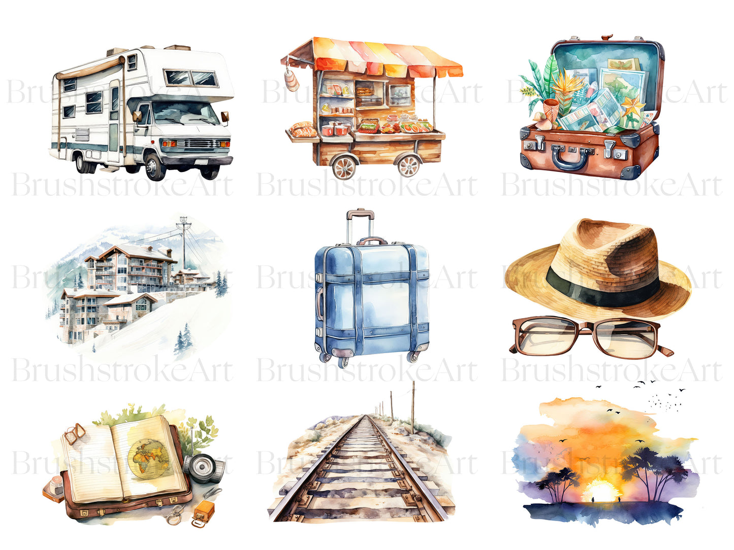 Watercolor Travel