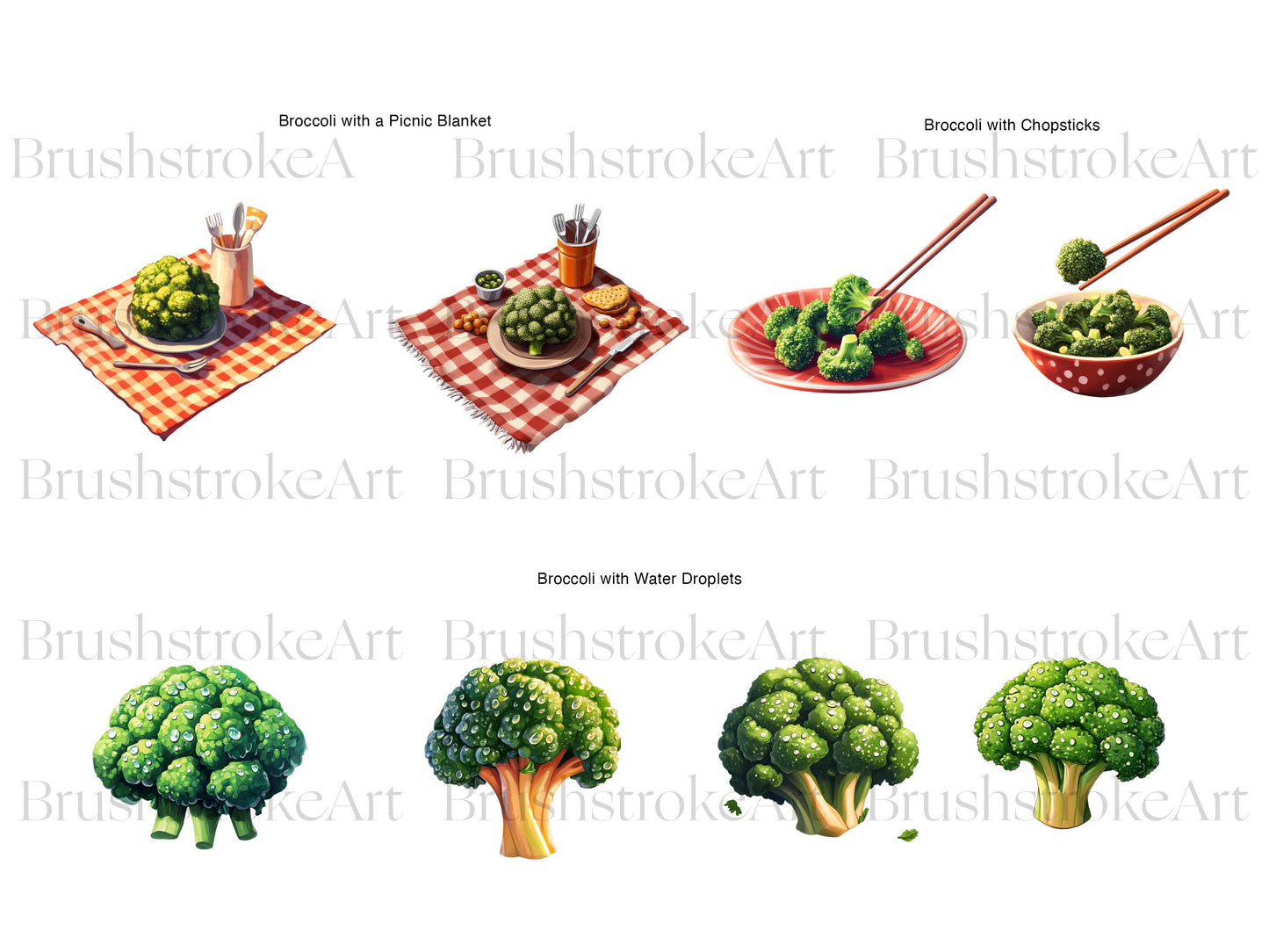 Watercolor Vegetable