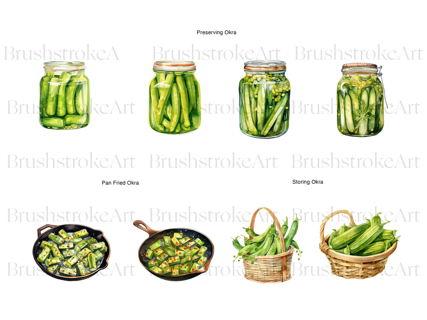 Watercolor Vegetable
