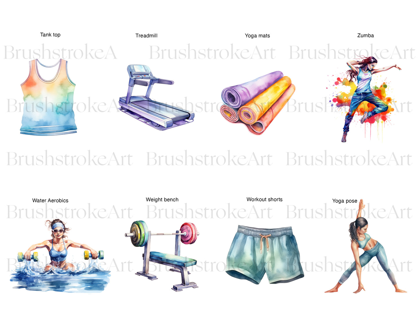 Watercolor Yoga