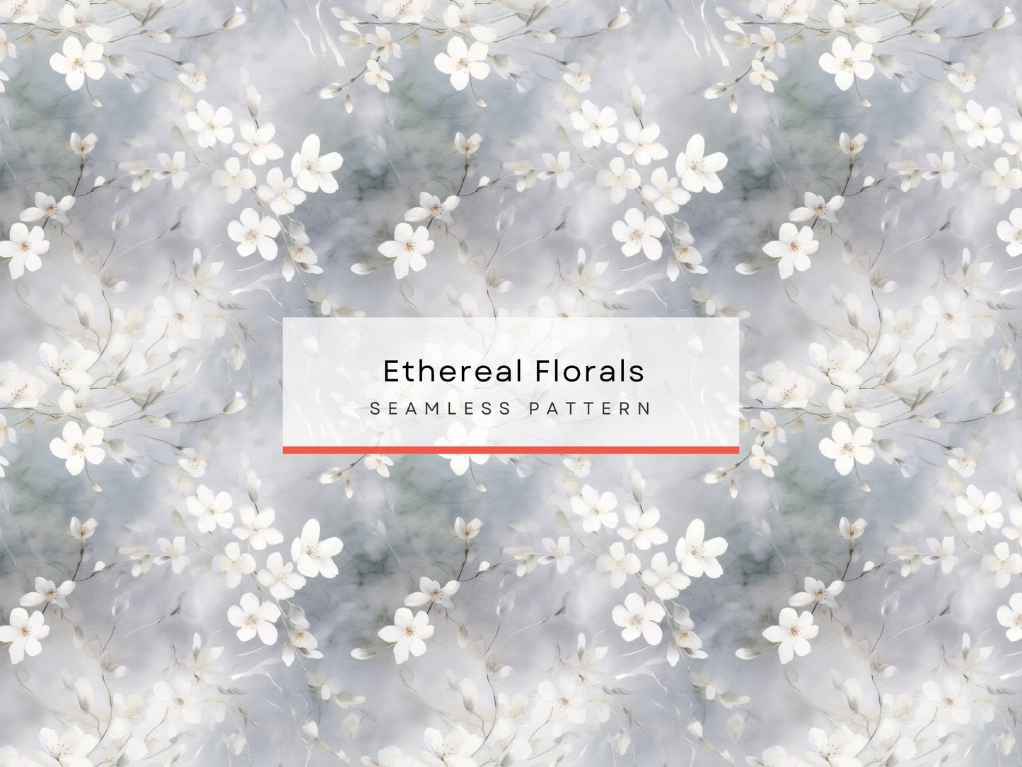 Watercolor floral wallpaper