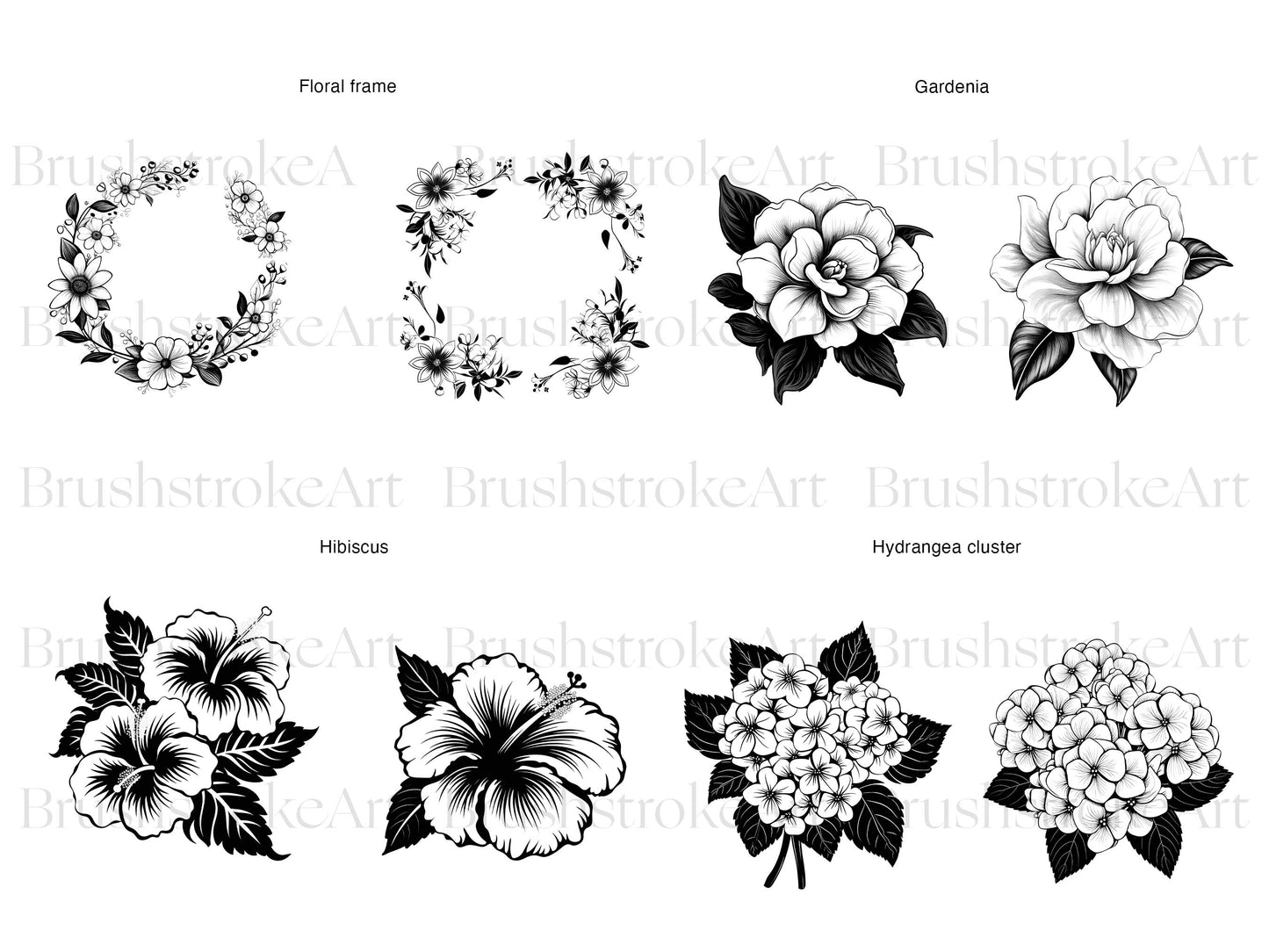 Wildflower Line Art