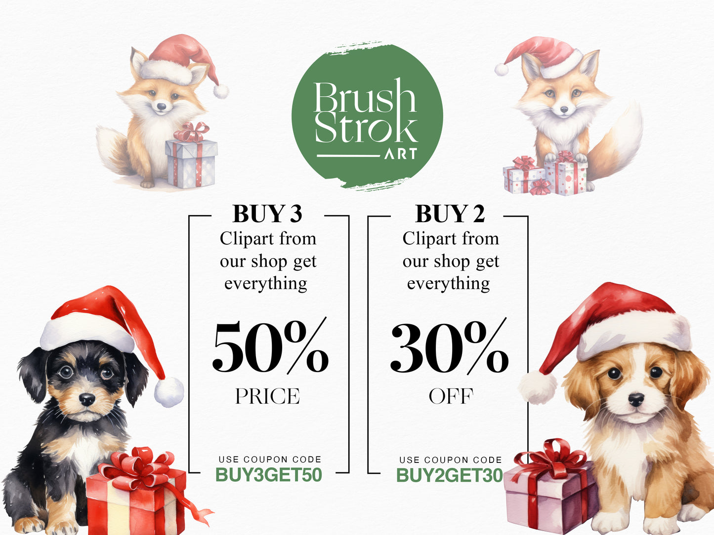 Xmas Animals PNG