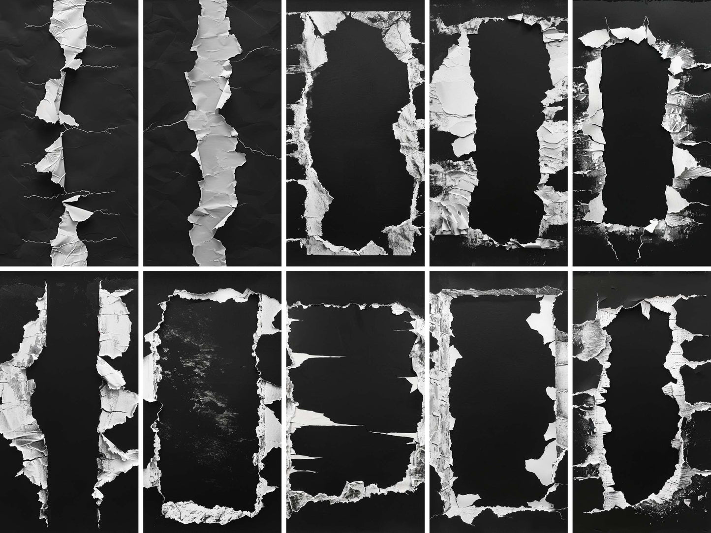 black back ground paper