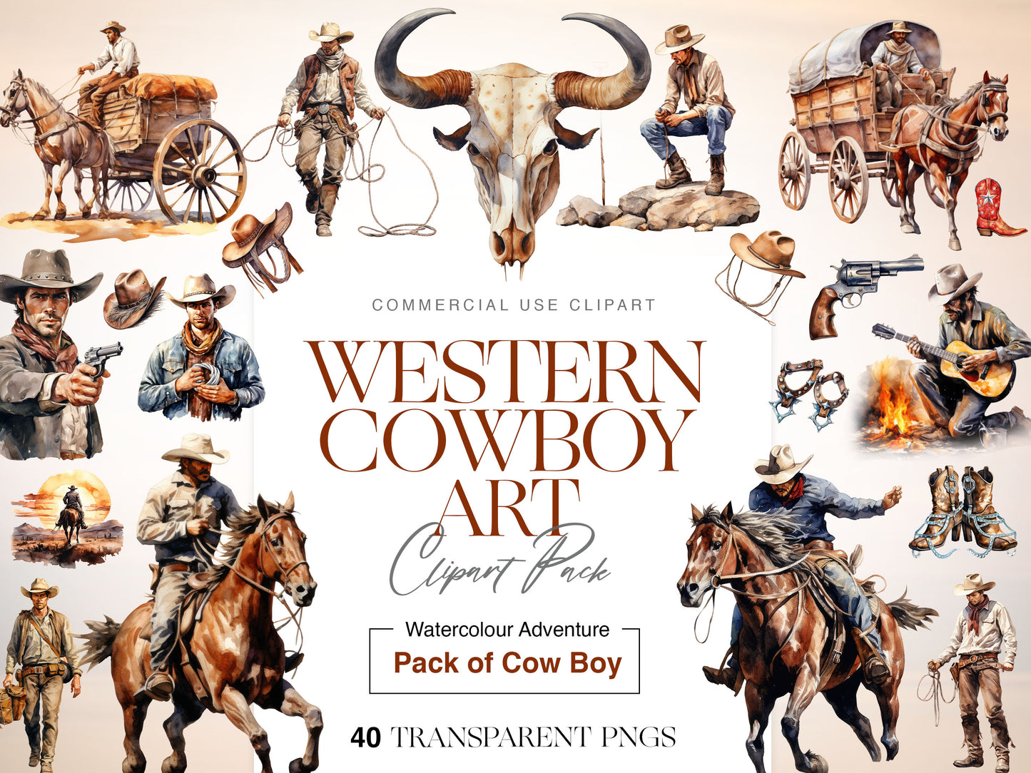 cowboy clipart