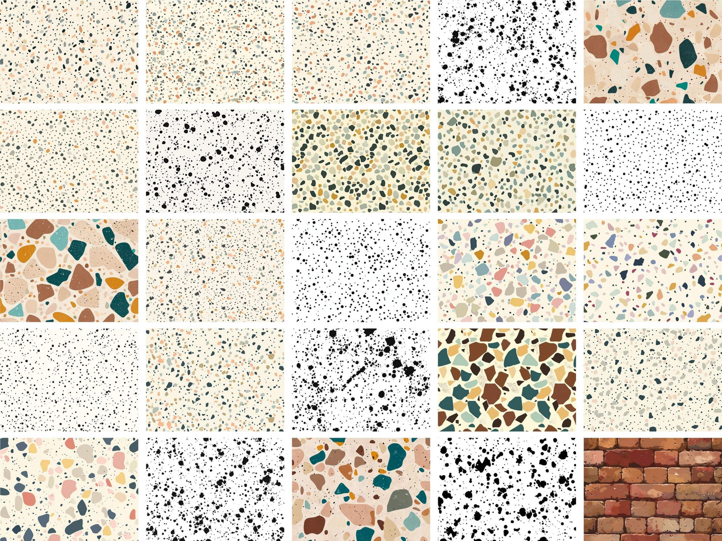 scattered dots