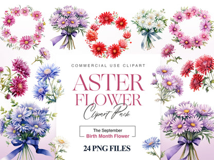 Aster clipart