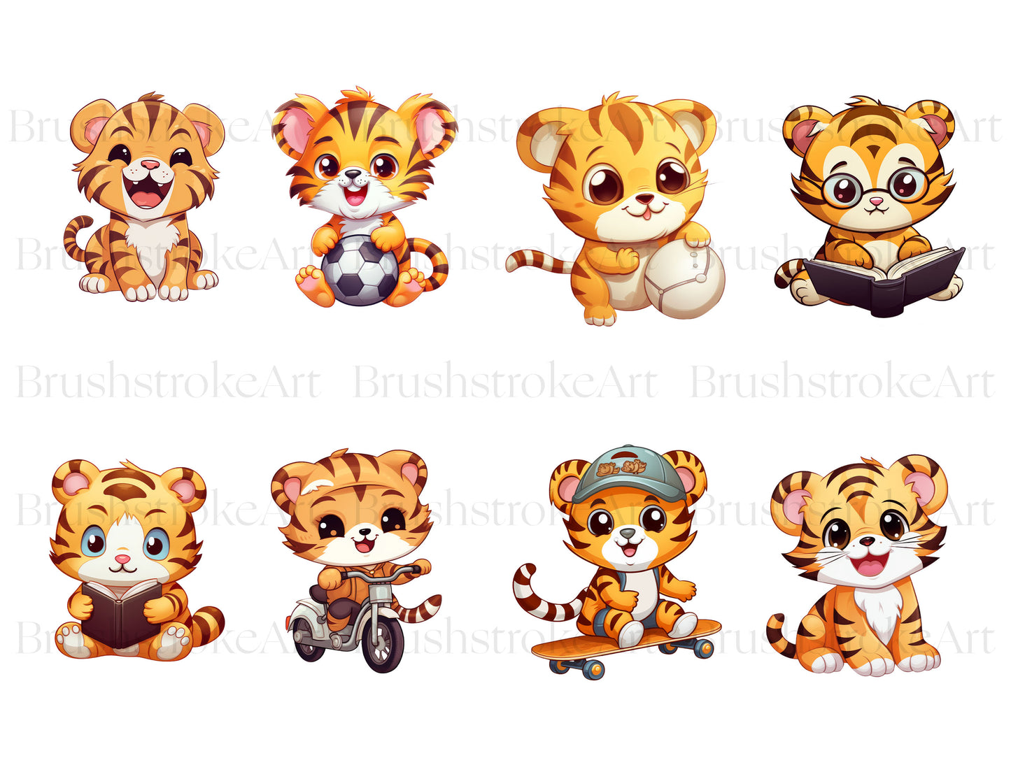 Baby Tiger Clipart