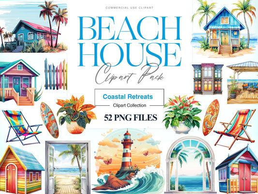 Beach House Clipart