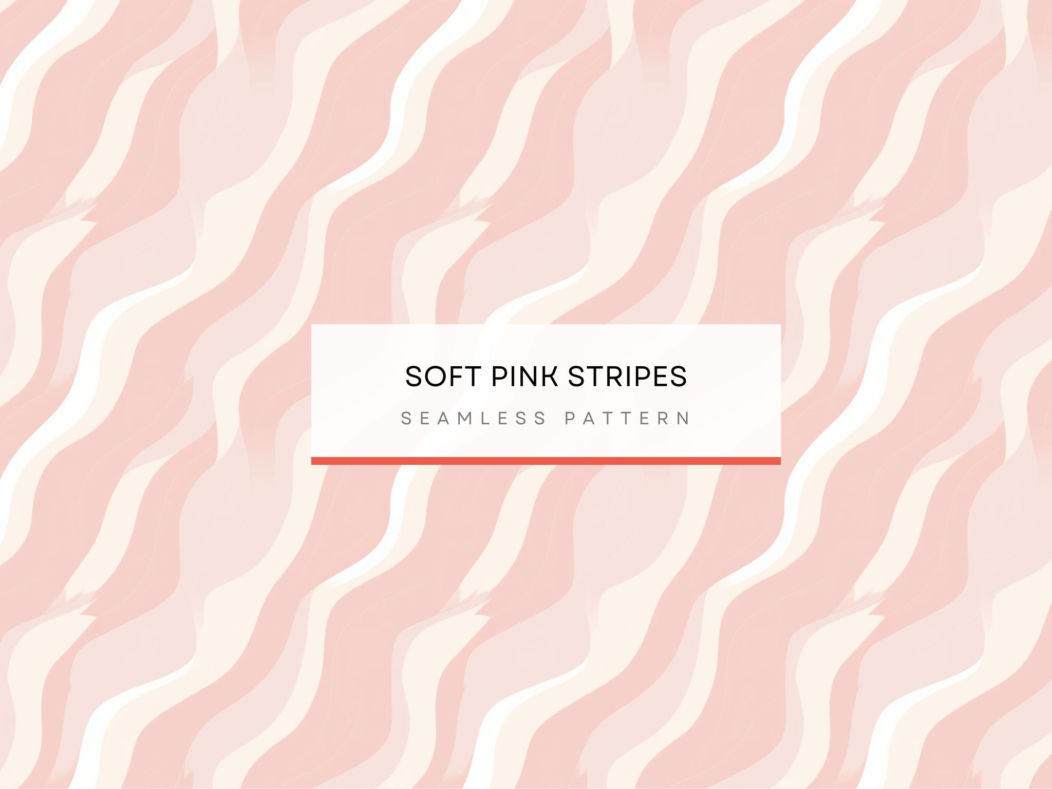 Soft Pink Stripes Seamless Pattern, Modern, Contemporary Design ...