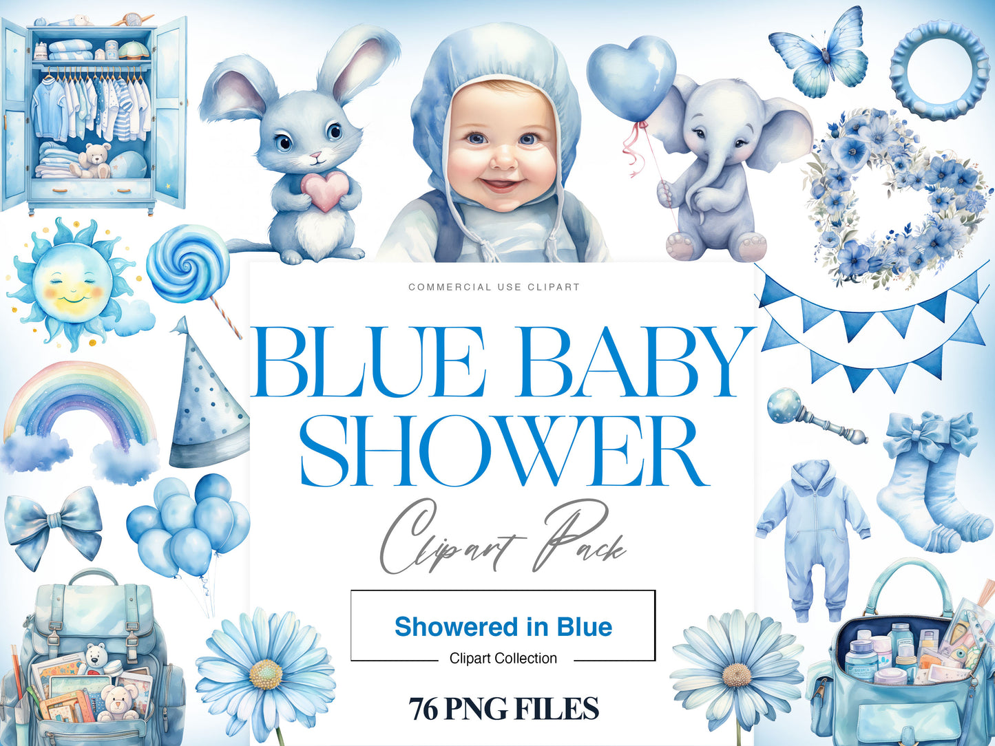 Blue Baby Shower