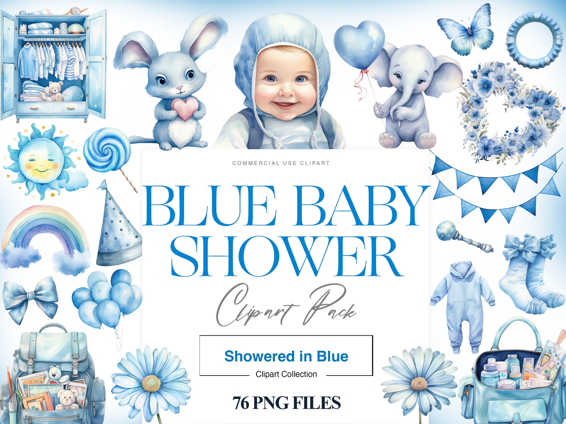 Blue Baby Shower