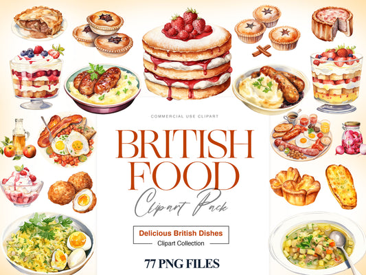 British Food Clipart