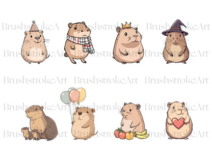 Capybara Family