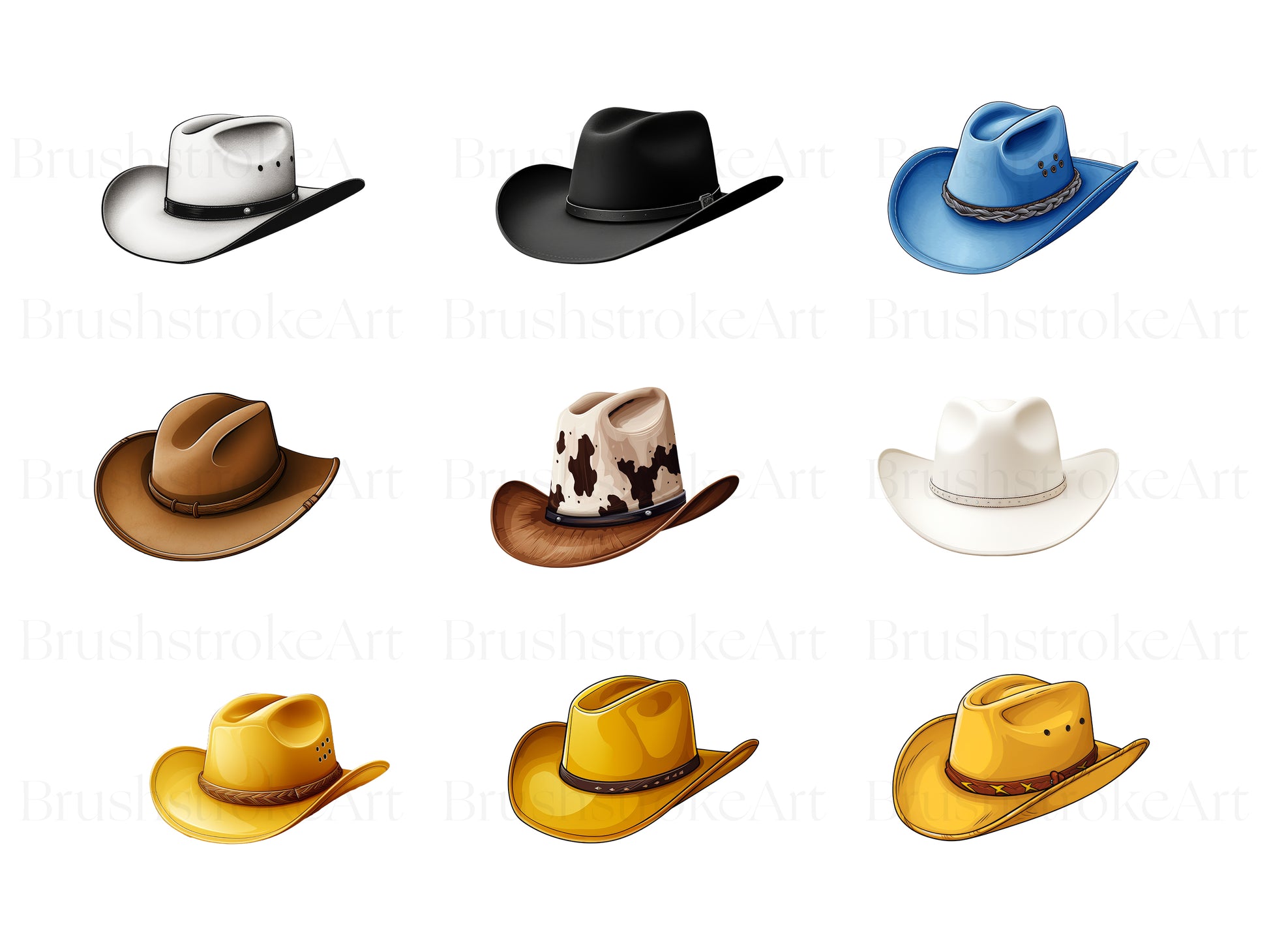 Colorful Cowboy Hats