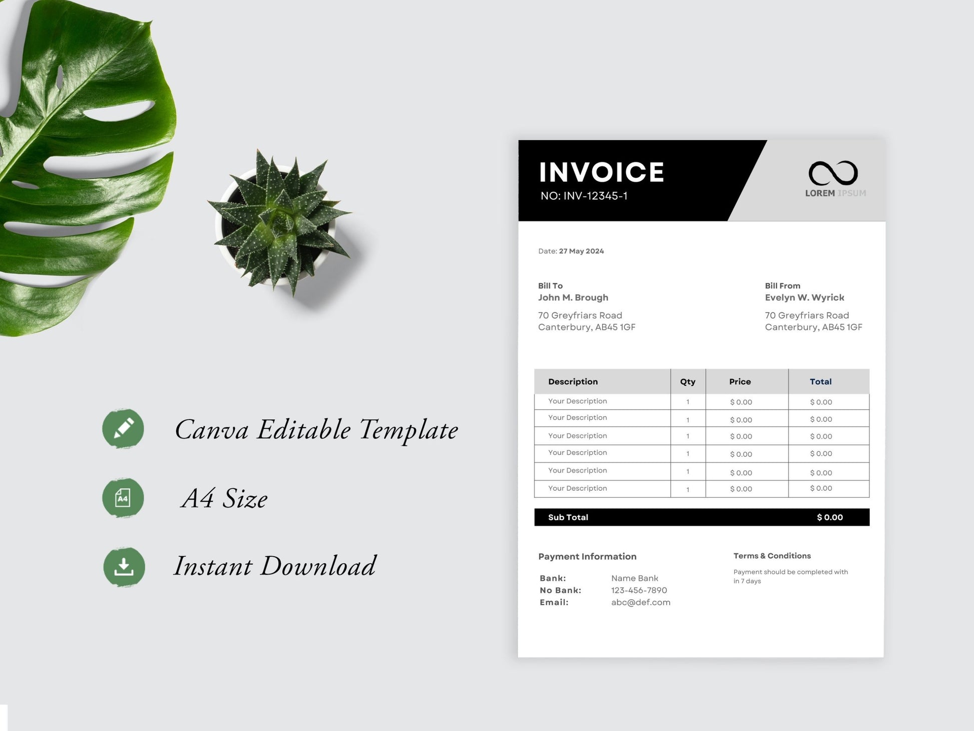 Custom Invoice