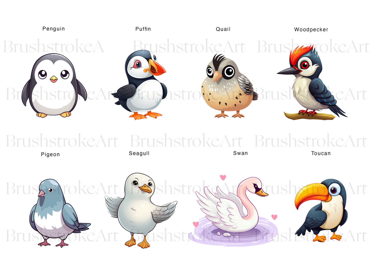 Cute Fluffy Birds