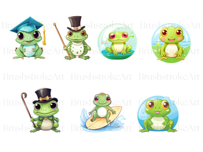 Cute Frog Clipart