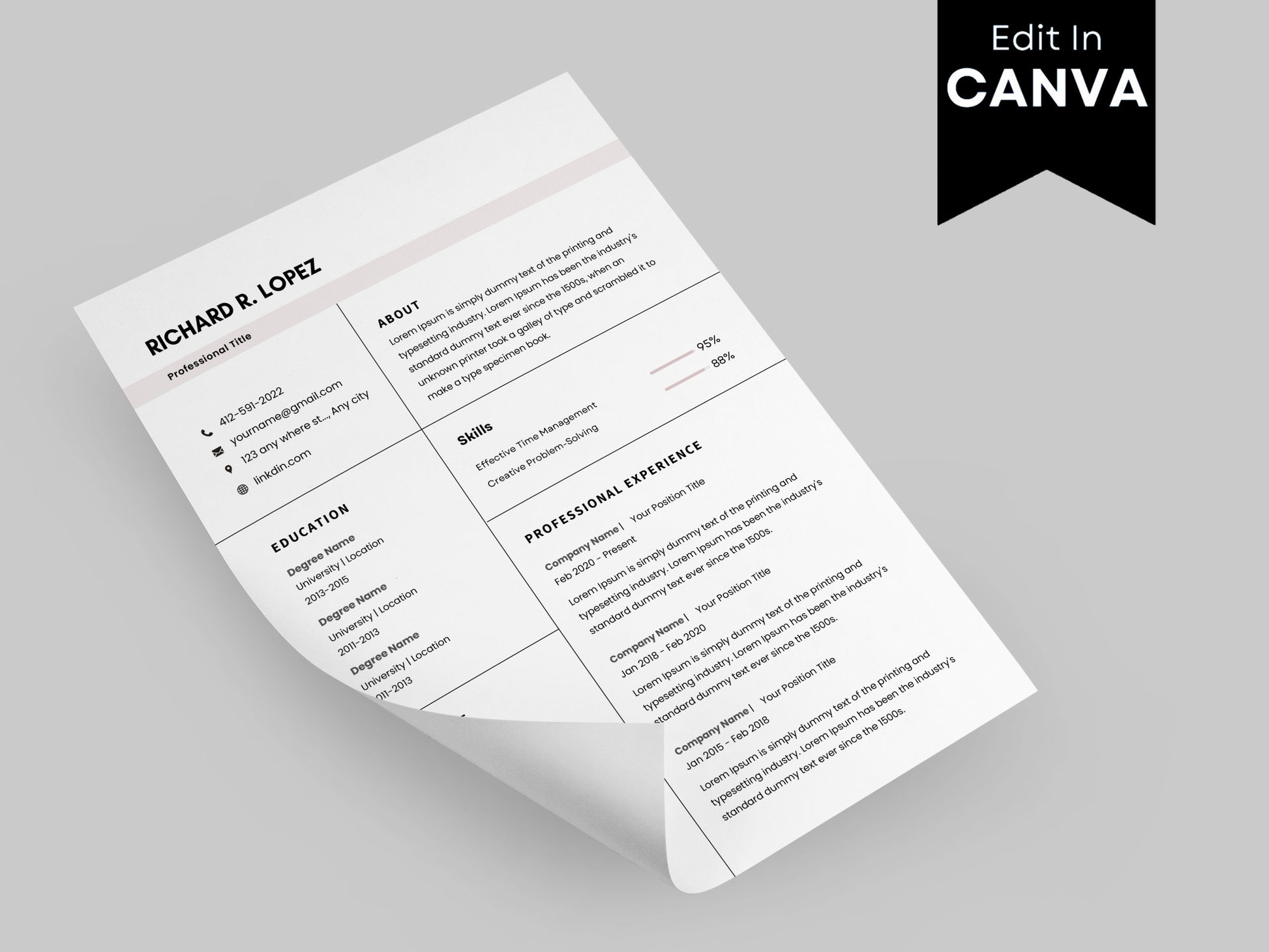 Cv Template