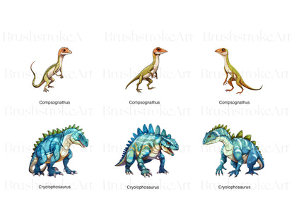 Theropod Dinosaur Clipart, T Rex PNG, Paleontology Sticker