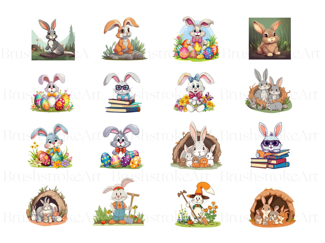 Easter bunny clipart